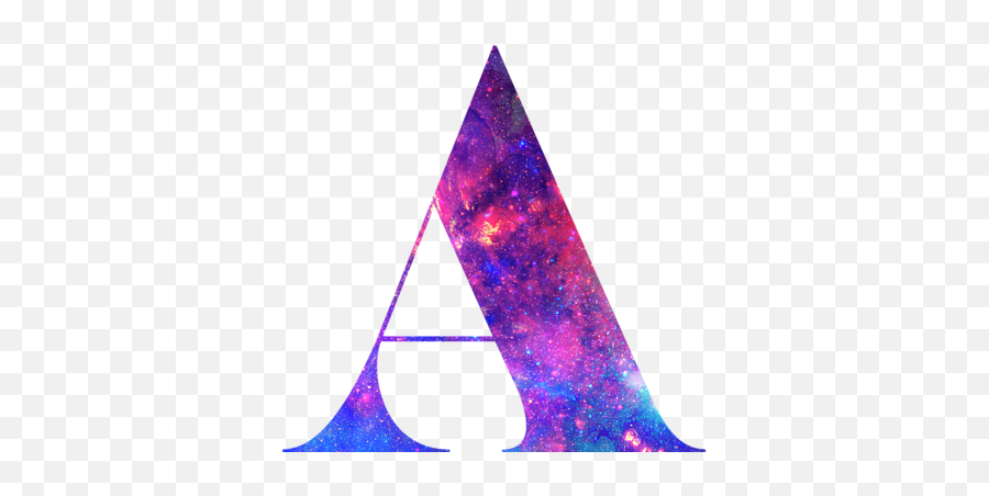Letter A Galaxy In White Background Weekender Tote Bag - Letter A Galaxy Png,Galaxy Background Png