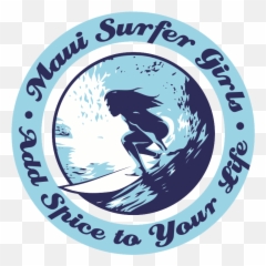 Maui Surf Lessons Stand Up Paddle Board U0026 Camps - Surfing Girl Logo png