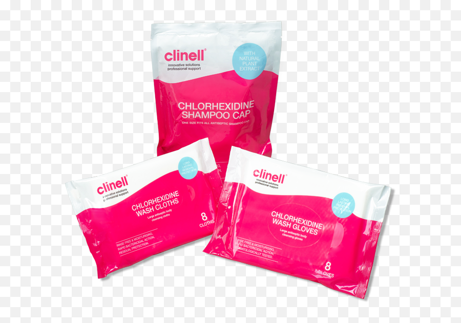Carell - Clinell Chlorhexidine Wash Cloths Png,Shampoo Png