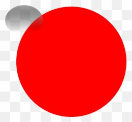Glossy Red Circle Icon With 5 Svg Vector - png