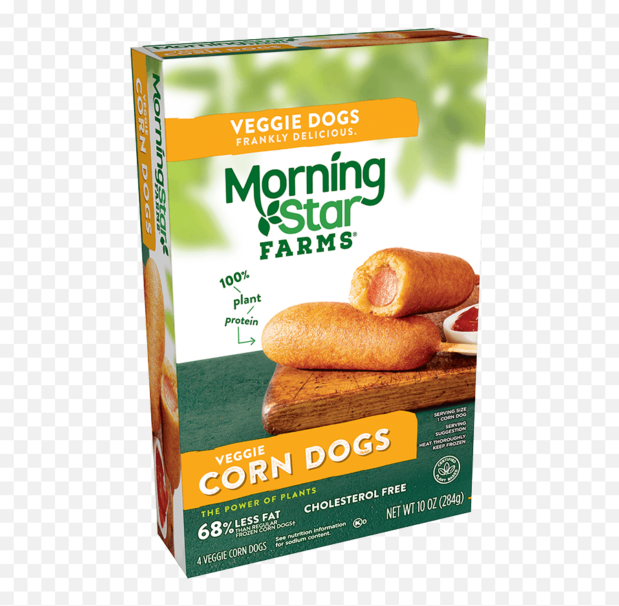 Corn Dogs With Chicago - Style Ketchup Black Bean Burger Morning Star Png,Twinkie Png