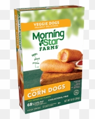 Corn Dogs With Chicago - Style Ketchup Black Bean Burger Morning Star Png,Twinkie Png