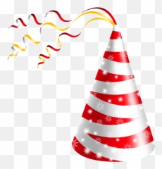 Hat Stripes - Birthday Transparent Background png