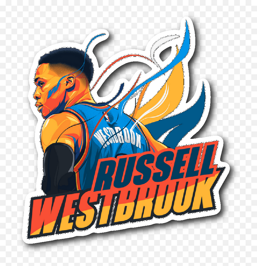 Russell Westbrook Oklahoma City Thunder 2 Piece Perfect Cut - Language Png,Russell Westbrook Png