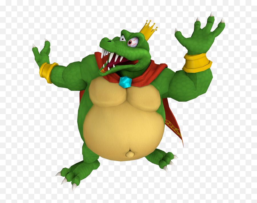 Wii - King K Rool Smash Brawl Png,King K Rool Png