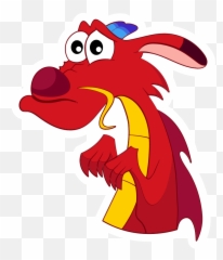 Pin - Mushu Stickers Png,Mulan Transparent