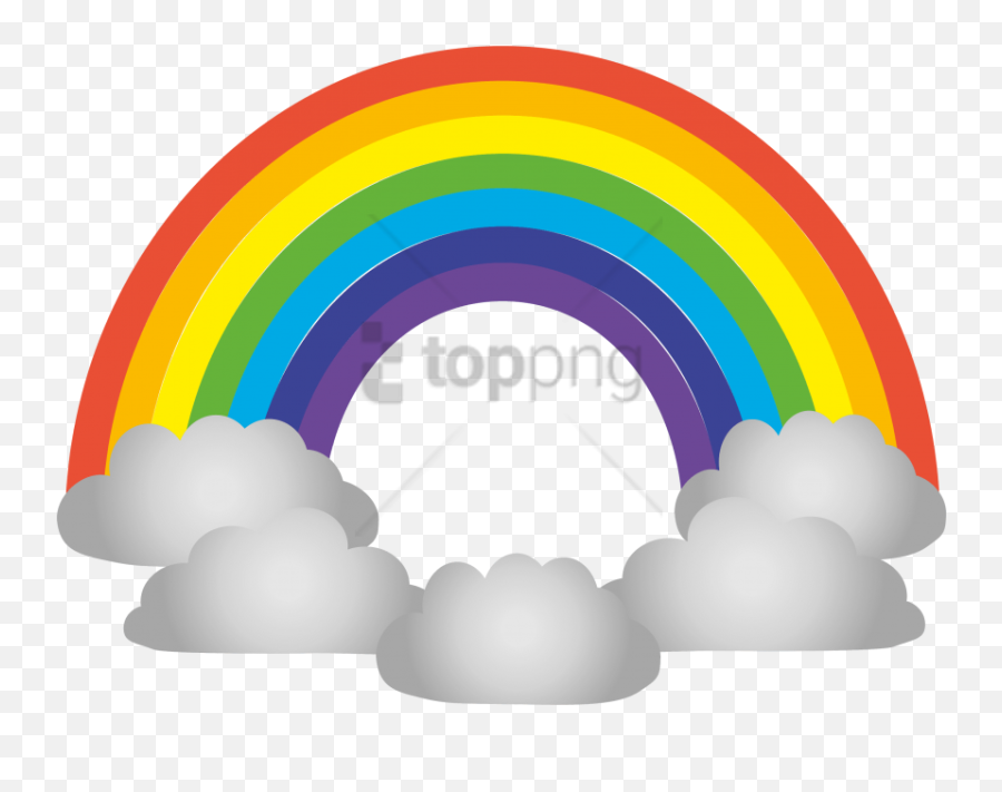 Free Png Rainbow Cloud Image - Regenbogen Malen Kinder,Rainbow Cloud Png