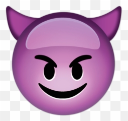 Wall Stickers Smiling Face With Horns - Evil Emoji png