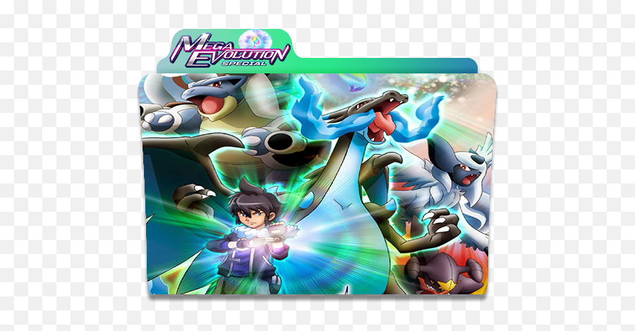 Pokemon Xyz Mega Evolution Full Movie - Pokemon Mega Evolution Group Icon Png,Mega Rayquaza Icon