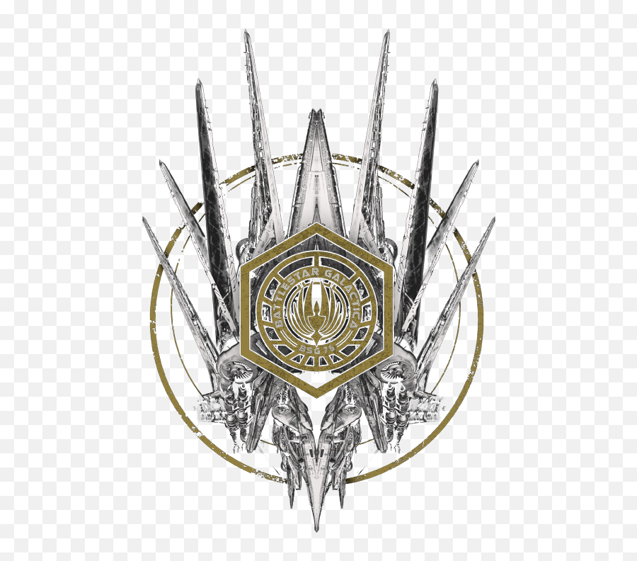 Battlestar Galactica Crest Of Ships - Emblem Png,Battlestar Galactica Logos