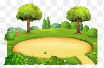 Download Vector Park Playground Amusement Cartoon Free Png