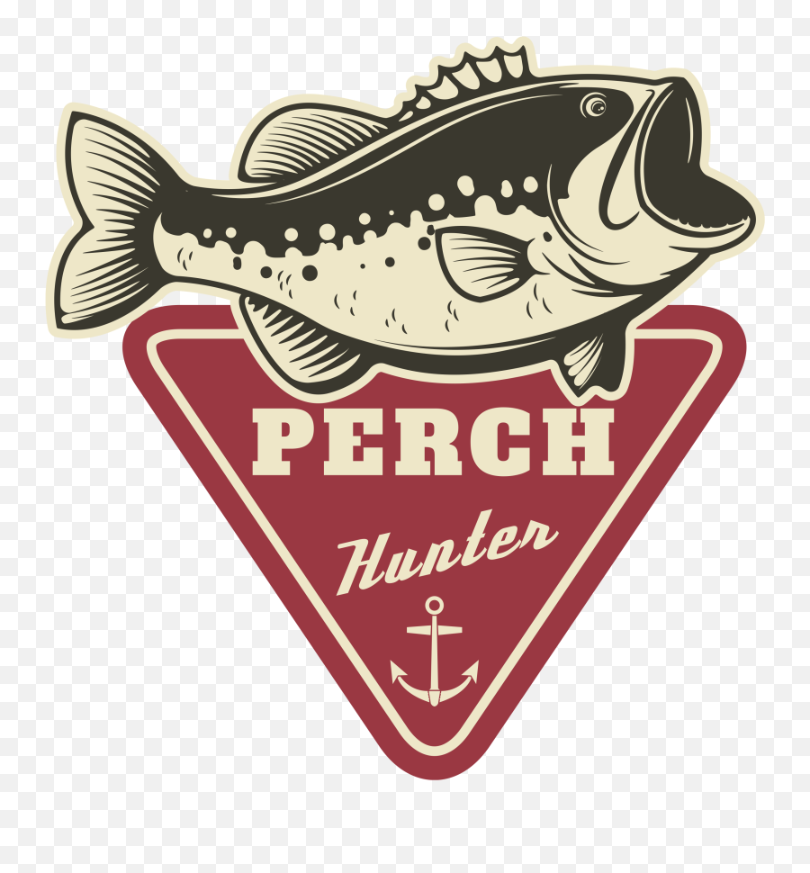 Perch Hunter Shirt Perched - Bass Png,Bass Fish Icon