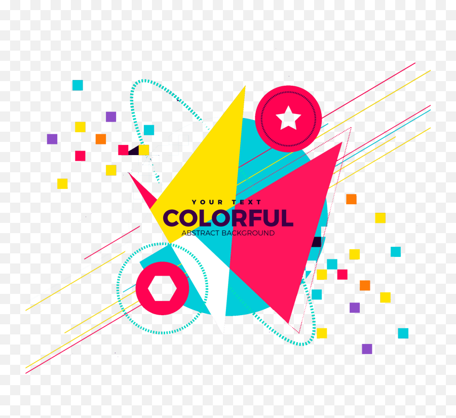 Colorful Abstract Cool Design Pictures - Vector Abstract Graphic Design Background Png,Cool Design Png