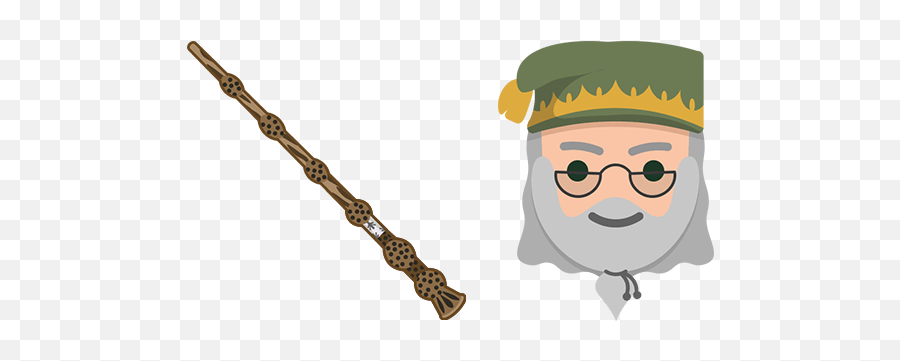 Harry Potter Dumbledore Wand Cursor U2013 Custom Browser - Harry Potter Wand Cartoon Png,Dumbledore Png