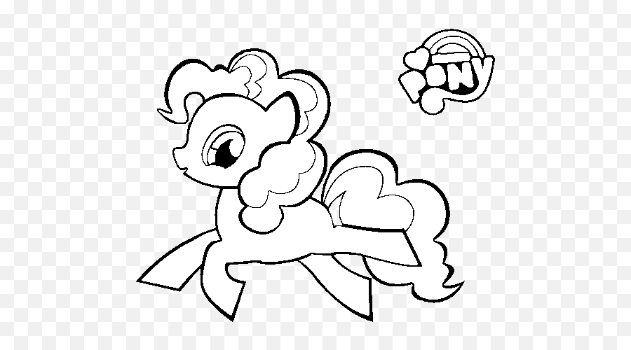 Pinkie Pie Coloring Page - Coloringcrewcom My Little Pony Drawing Colouring Pages Png,Pinkie Pie Png
