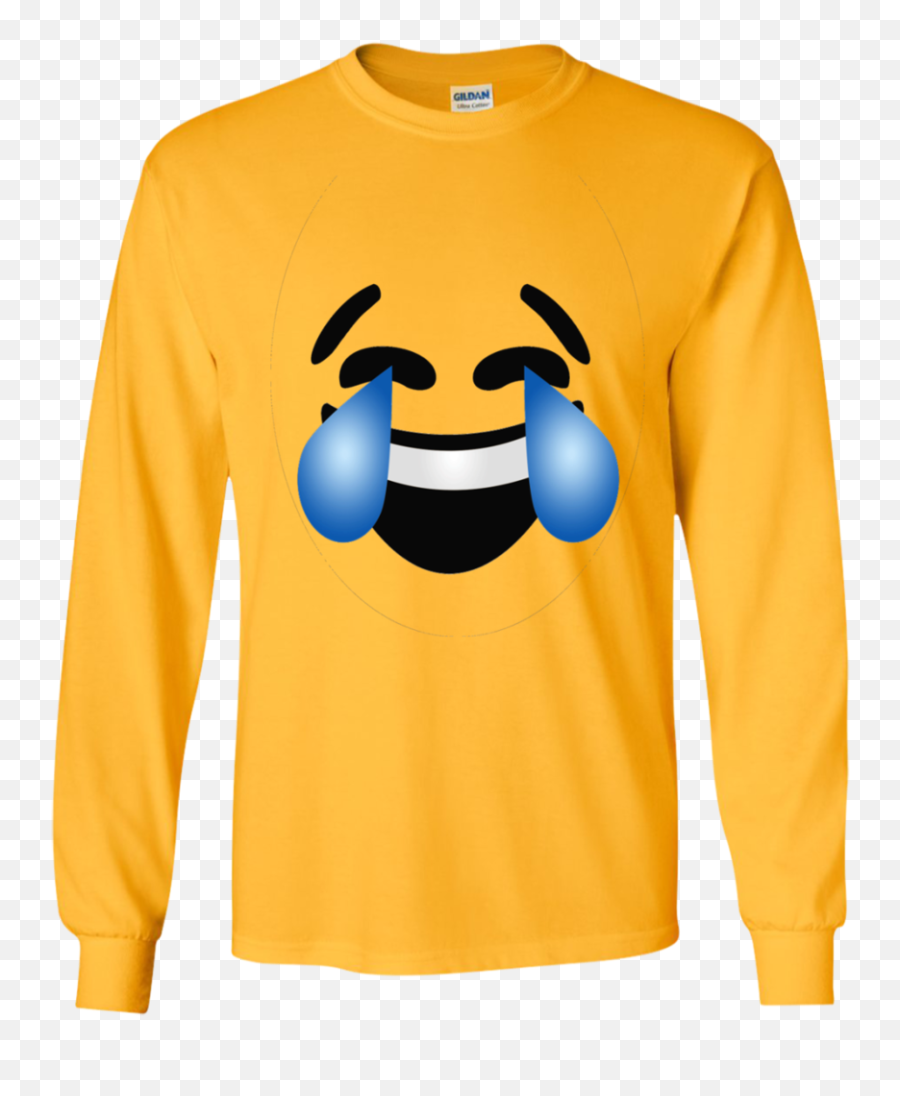 Emoji Costume Laughing Tears Of Joy Ls Ultra Cotton - Dobby Is A Free F T Shirt Png,Joy Emoji Transparent