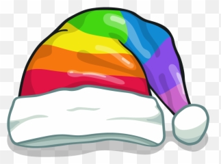 Item Detail - Rainbow Santa Hat ItemBrowser Christmas Png Cartoon