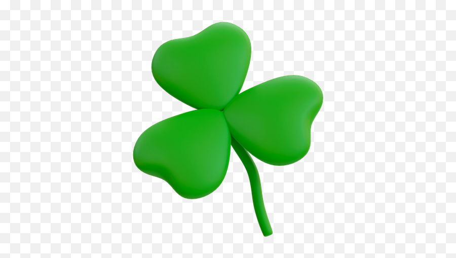 Premium Clover Leaf 3d Illustration Download In Png Obj Or - Girly,4 Leaf Clover Icon