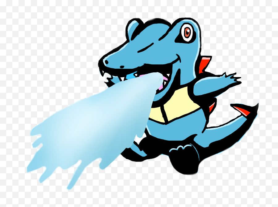 Water Gun By Morshute Clipart - Portable Network Graphics Png,Totodile Png