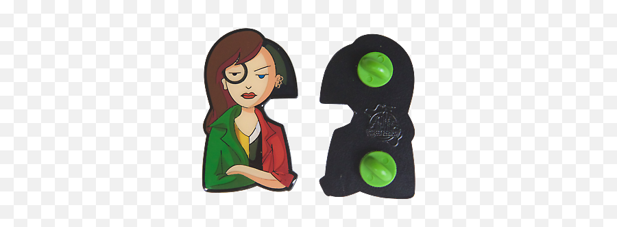 Daria Morgendorff And Jane Enamel Pin - 2 Lapel Mtv Daria Stickers Png,Daria Icon