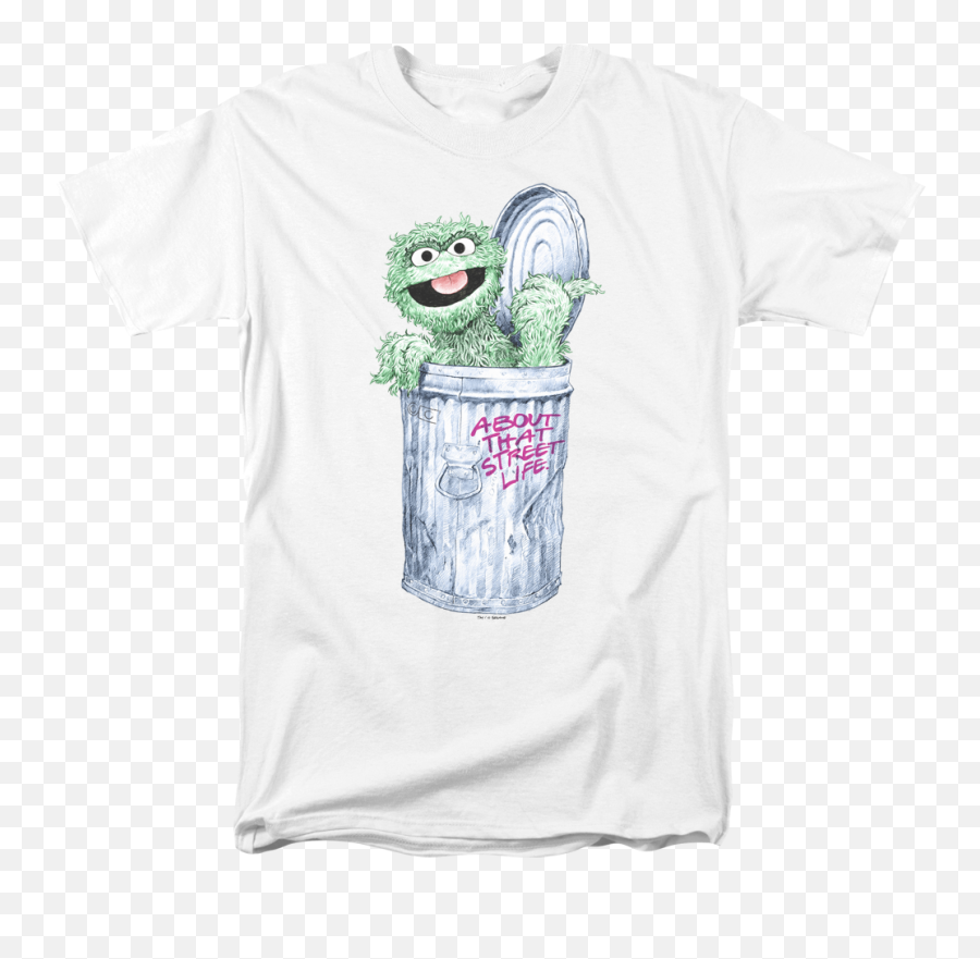 About That Street Life Oscar The Grouch T - Shirt Muhammad Ali Vintage T Shirts Png,Oscar The Grouch Png
