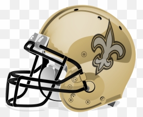 New Orleans Saints Nfl Football Helmet American - Transparent New Orleans Saints Png,Saints Png