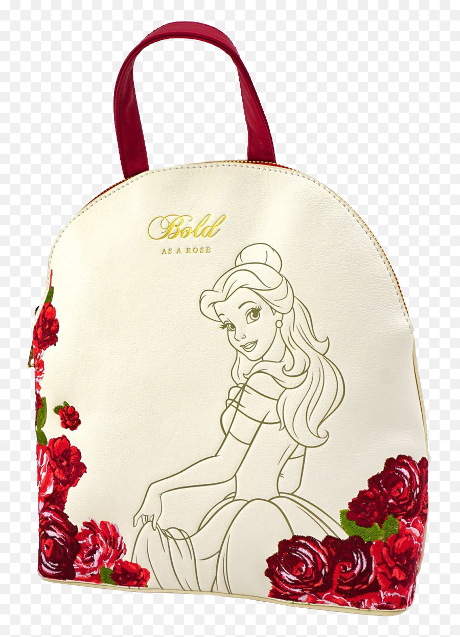 Beauty And The Beast - Bold As A Rose 10 Faux Leather Mini Beauty And The Beast Loungefly Backpack Png,Beauty And The Beast Rose Png