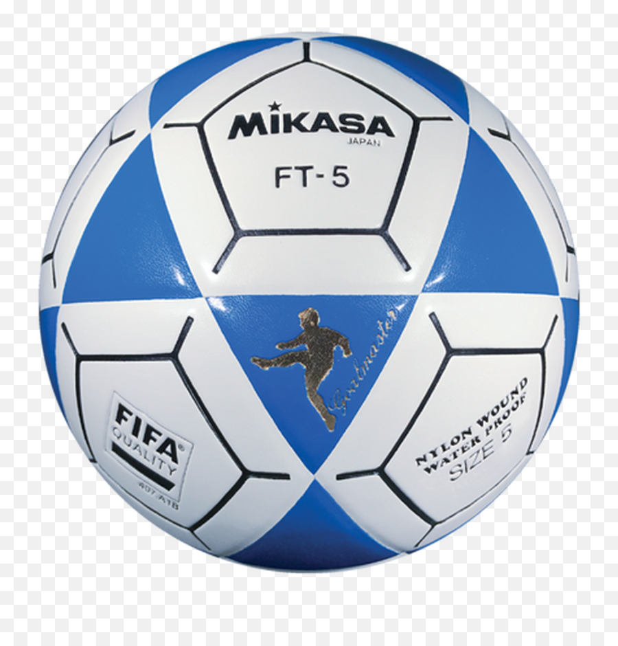 Mikasa Ft - 5 Goal Master Soccer Ball Whiteblue Png,Master Ball Png
