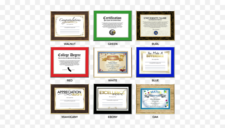 Framing Certificates Photo Frame - Appreciation Certificate Frame With Photo Png,Certificate Frame Png