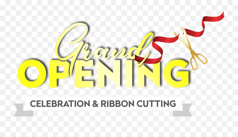 Png Hd Grand Opening Ribbon Cutting - Grand Opening Logo In Png,Ribbon Cutting Png