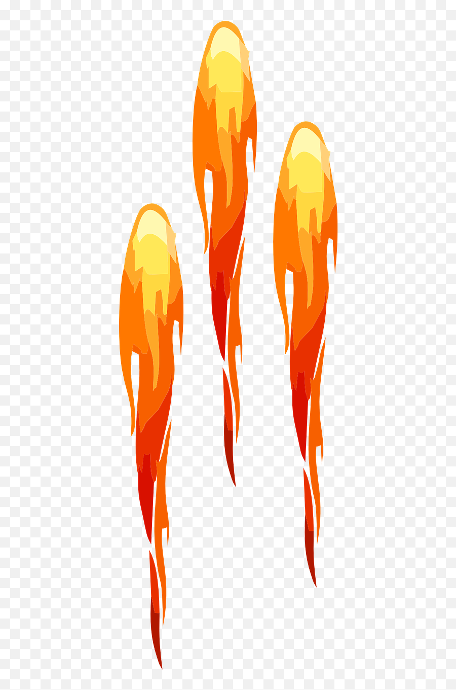 Rockets Flame Fireworks - Transparent Rocket Fire Png,Fire Ball Png