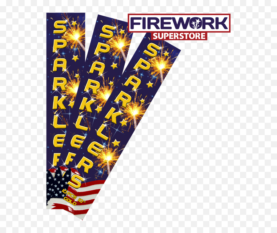 10 Sparklers - 5 Pack Poster Png,Sparklers Png