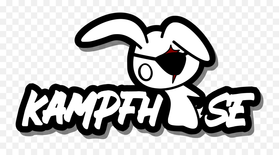 Kampfhase - Cartoon Png,Twitch Logo Black