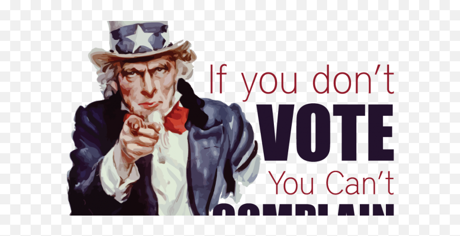 Poll Position - Uncle Sam I Want You To Vote Png,Uncle Sam Png