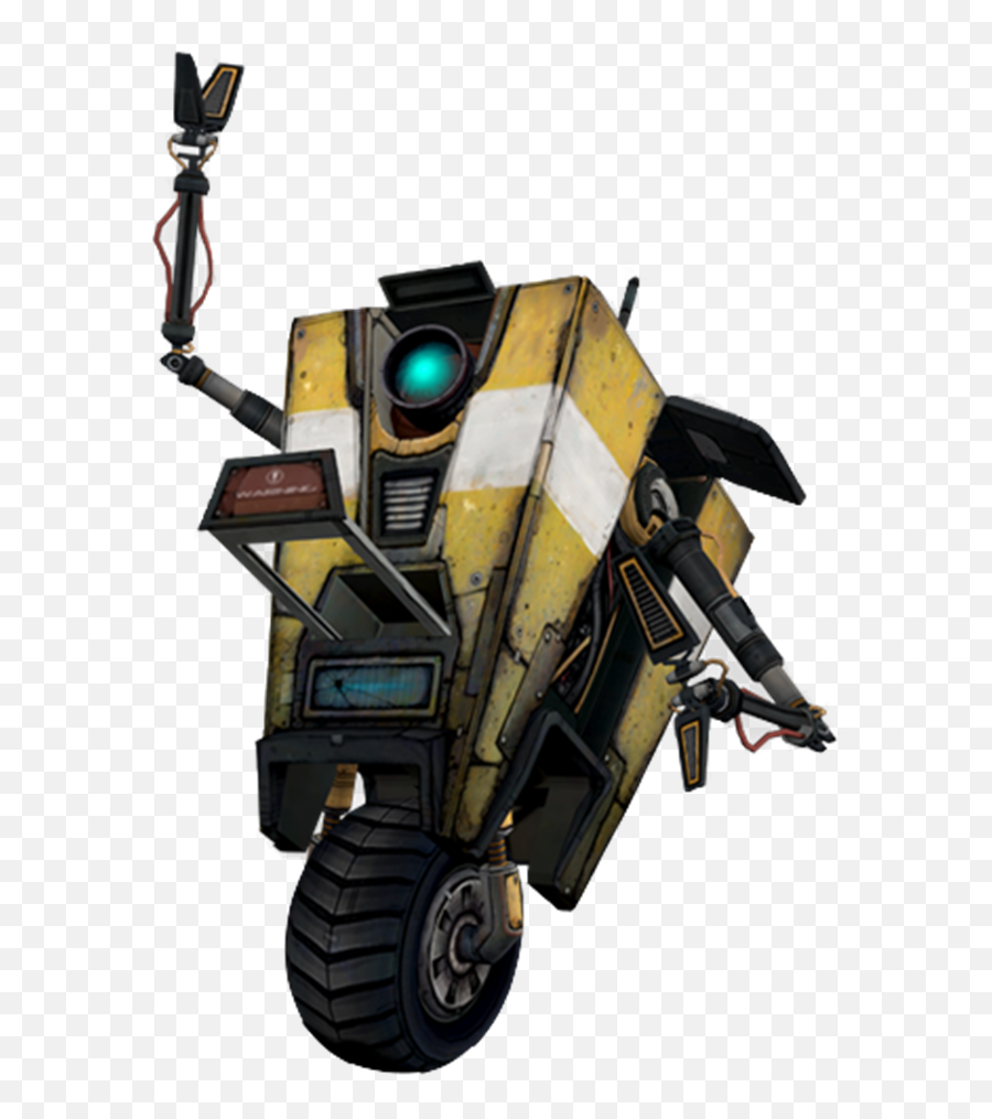 Download Hd Social - Claptrap Borderlands 2 Png Transparent Borderlands 2 Claptrap Transparent,Borderlands 2 Logo Png