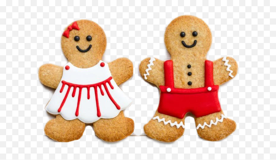 Christmas Gingerbread Png Transparent - Gingerbread Man,Christmas Cookies Png