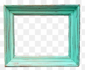 Download Hd Vintage Picture Frame Png - Green Frames