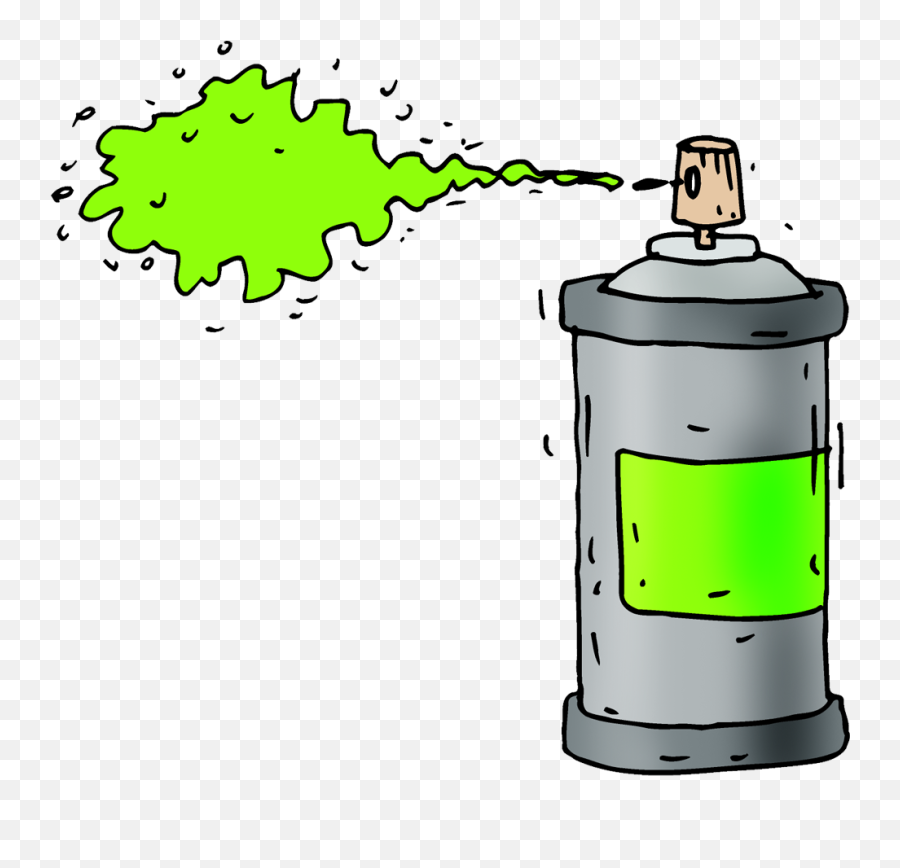 Cartoon Spray Bottle Clipart - Png Download Full Size Spray Paint Clipart,Airhorn Png