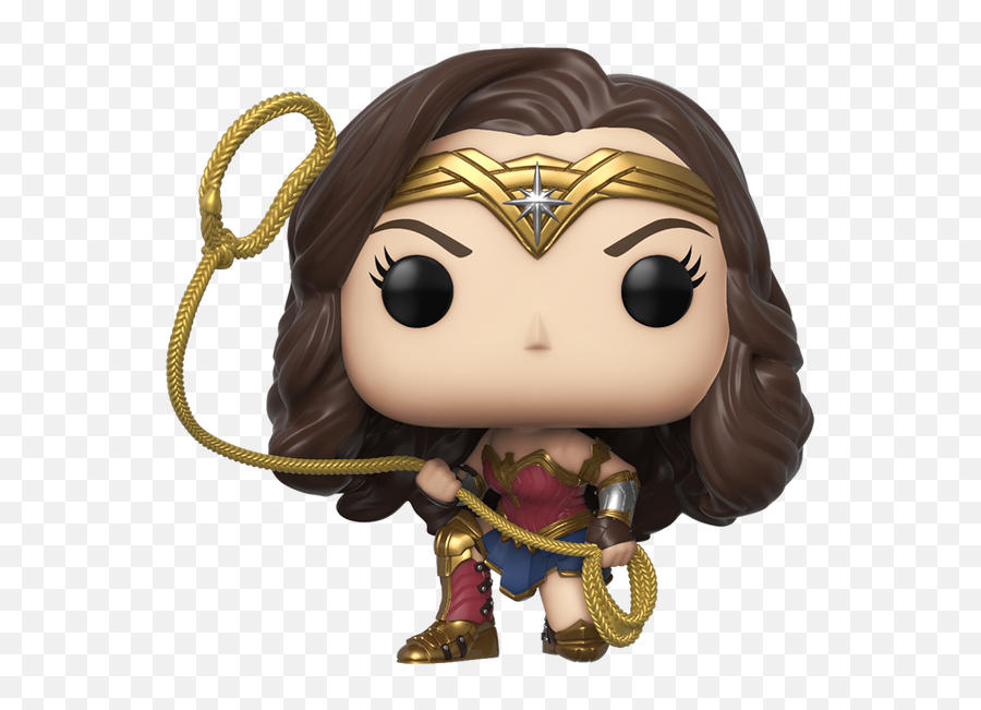 Pop Heroes Dc - Ww 1984 Wonder Woman Kneeling With Lasso Metallic Wonder Woman Pop Figures Png,Lasso Png