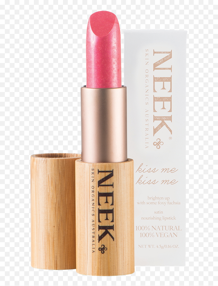 Neek Vegan Lipstick - Kiss Me Kiss Me 45g Lip Gloss Png,Lipstick Kiss Png
