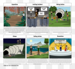 The Hunger Games By Suzanne Collins Storyboard Andrew - Inciting Incident In Hunger Games Png,Hunger Games Png