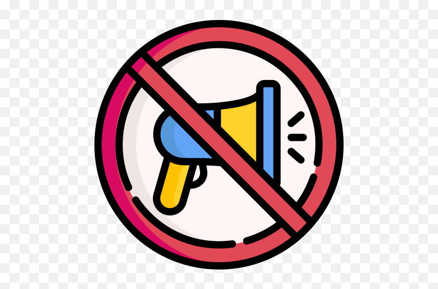 No Yelling - Free Signs Icons No Food Icon Png,Yelling Png