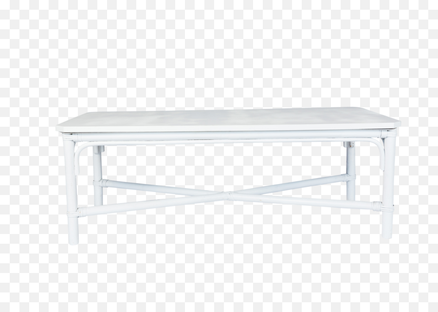 White Rattan Coffee Table U2014 Roam Rentals Design - Transparent White Coffee Table Png,Table Transparent Background