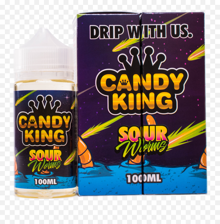 Candy King - Sour Worms 100ml Gummy Candy Png,Worms Png