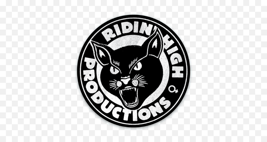 Ridinu0027 High Prod Panther Logo Sticker - Cartoon Png,Black Panther Logo