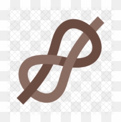 Scout Knot Icon Of Flat Style - Calligraphy png