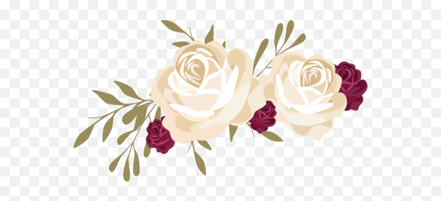 Free Online Flowers Plants Flower Plant Vector For - Maroon And White Flower Png,Flower Plant Png
