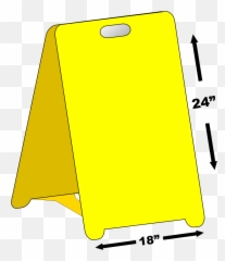 Blank Signsandwich Boardfree Standingweather Proofhigh Visibilitydiy - Signs Png Blank