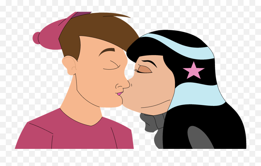 Timmy And Betty Kiss - Timmy Turner Full Size Png Download Kiss On Lips,Timmy Turner Png