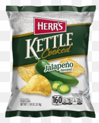 Jalapeno Kettle Cooked Potato Chips Herru0027s - Jalapeno Kettle Chips Png,Jalapeno Png